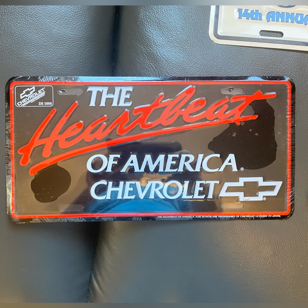 Corvette plates collectible